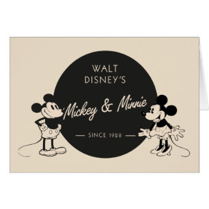 Vintage Mickey & Minnie Cards