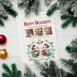 Vintage Mickey & Minnie | Cozy Christmas Holiday Card<br><div class="desc">Share the warmth of the season with this vintage-inspired holiday card featuring Mickey and Minnie Mouse in a cozy,  festive setting. Perfect for Disney fans,  this charming design captures the nostalgic magic of Christmas with Disney’s beloved duo. Add your personal message to spread holiday cheer to friends and family.</div>