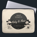 Vintage Mickey & Minnie Laptop Sleeve<br><div class="desc">Are you a die hard Mickey Mouse fan? Then you've come to the right place! This vintage Mickey Mouse design features Mickey & Minnie Mouse!</div>