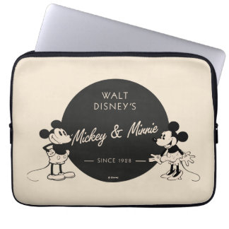 Vintage Mickey & Minnie Laptop Sleeve