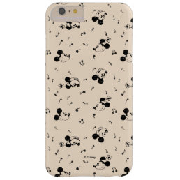 Vintage Mickey &amp; Minnie Music Pattern Barely There iPhone 6 Plus Case
