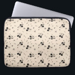 Vintage Mickey & Minnie Music Pattern Laptop Sleeve<br><div class="desc">Are you a die hard Mickey Mouse fan? Then you've come to the right place! This vintage Mickey & Minnie pattern is perfect for the music lover in all of us!</div>