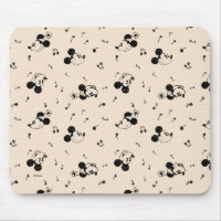 Vintage Mickey & Minnie Music Pattern