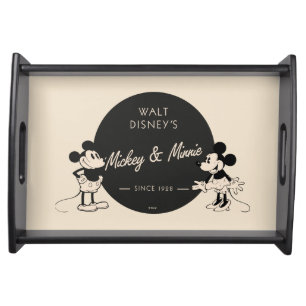 Vintage Mickey & Minnie Serving Tray
