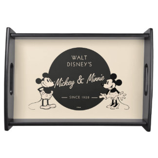 Vintage Mickey & Minnie Serving Tray