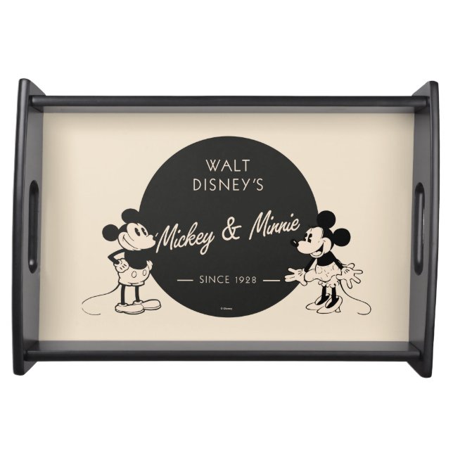 Vintage Mickey & Minnie Serving Tray (Front)