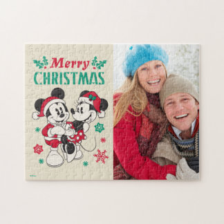 Vintage Mickey & Minnie | Warm & Cozy Jigsaw Puzzle