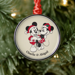 Vintage Mickey &amp; Minnie | Warm &amp; Cozy Metal Ornament