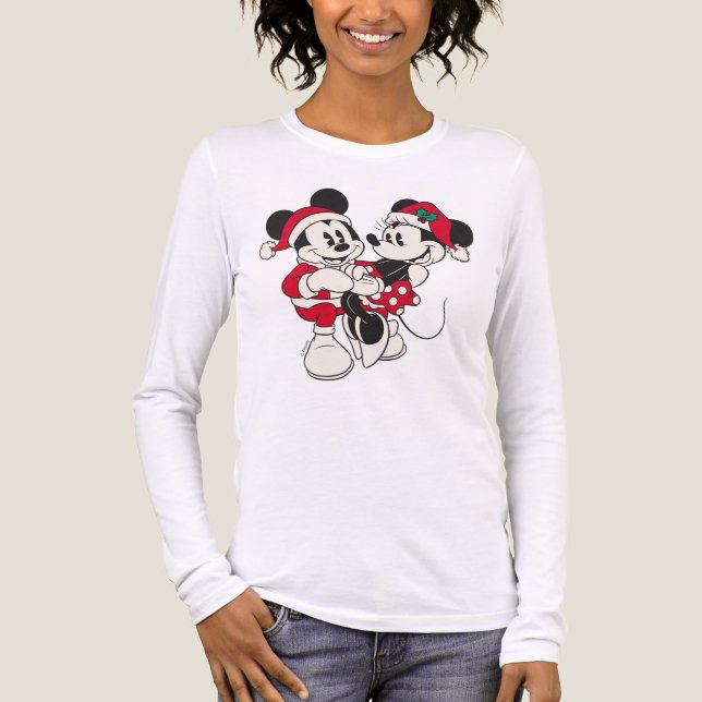Vintage Mickey & Minnie | Warm & Cozy Tri-Blend Shirt (Front)