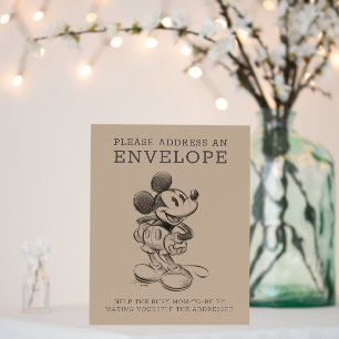 Vintage Mickey Mouse Baby Shower Foam Board