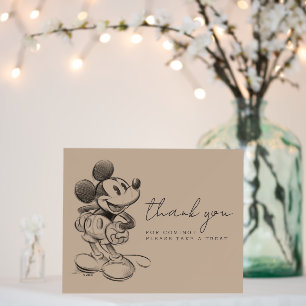 Vintage Mickey Mouse Baby Shower Foam Board