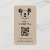 Vintage Mickey Mouse | Baby Shower Gift Registry