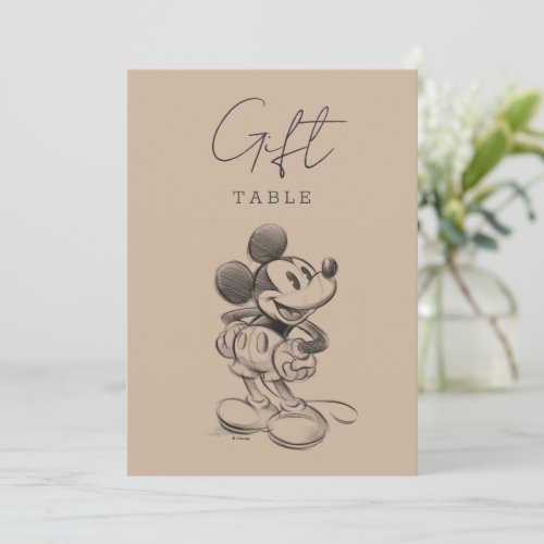 Vintage Mickey Mouse Baby Shower Invitation