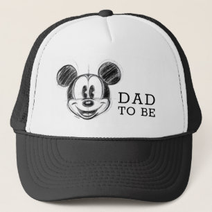Vintage Mickey Mouse Baby Shower Trucker Hat