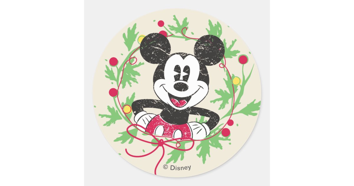 Simple Modern Disney Mickey Mouse Kids Disney-Mickey Floral on