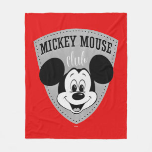 Vintage Mickey Mouse Club Fleece Blanket