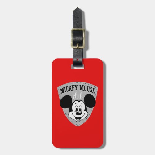 Vintage Mickey Mouse Club Luggage Tag