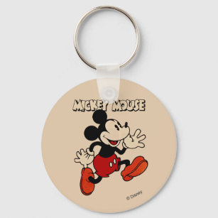 Mickey Mouse Keychain - NEW Vintage 80s Classic Mickey's Stuff for