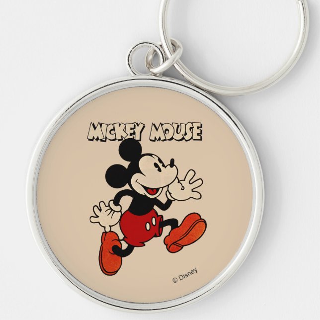 Vintage Mickey Mouse Keychain (Front)