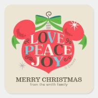 Vintage Mickey Mouse | Love, Peace & Joy - Custom