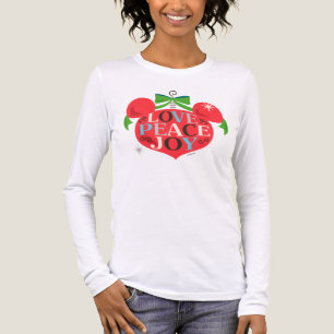 Vintage Mickey Mouse Love, Peace & Joy Tri-Blend Shirt