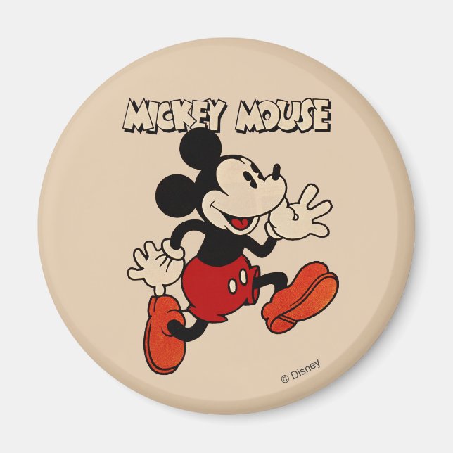 Vintage Mickey Mouse Magnet (Front)