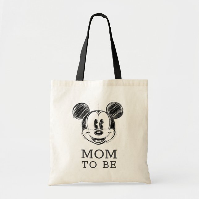 Vintage Mickey Mouse Mom to Be Tote Bag (Front)