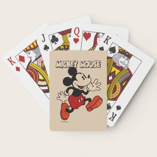 Vintage Mickey Mouse Playing Cards