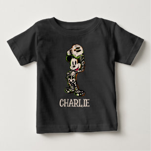 Vintage Mickey Mouse Skeleton Costume Baby T-Shirt