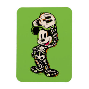 Vintage Mickey Mouse Skeleton Costume Magnet