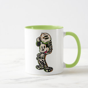 Vintage Mickey Mouse Skeleton Costume Mug