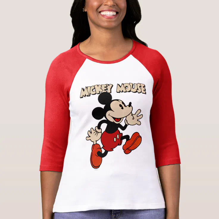 Mickey Mouse Classic Vintage Since 1928 Long Sleeve Men's Shirt 