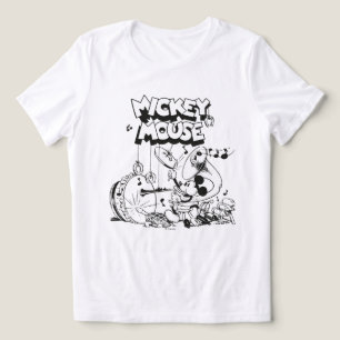 Vintage Mickey Silly Insturments Tri-Blend Shirt