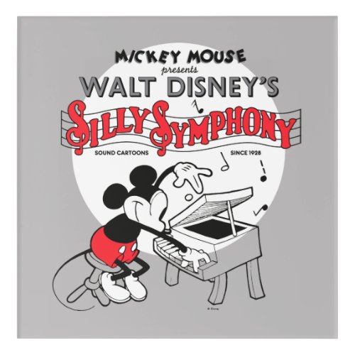 Vintage Mickey Silly Symphony Acrylic Print