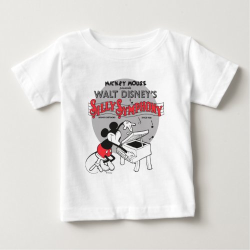 Vintage Mickey Silly Symphony Baby T_Shirt