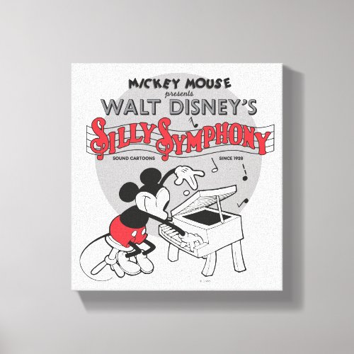 Vintage Mickey Silly Symphony Canvas Print