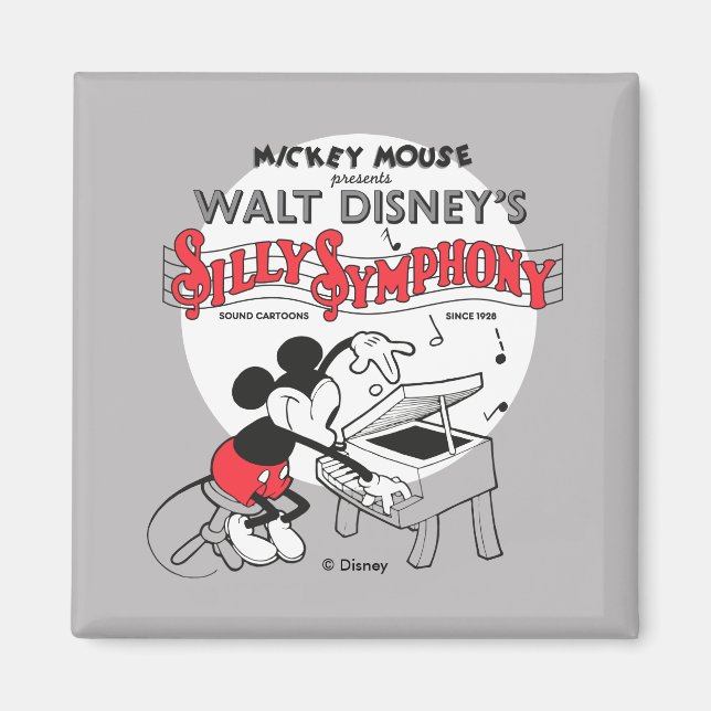 Vintage Mickey Silly Symphony Magnet (Front)