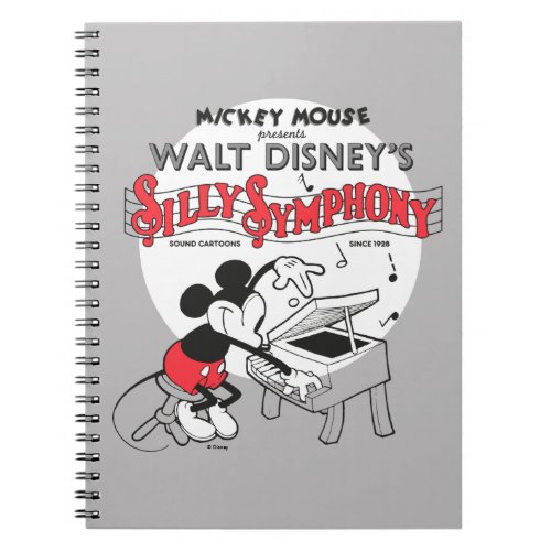 Vintage Mickey Silly Symphony Notebook