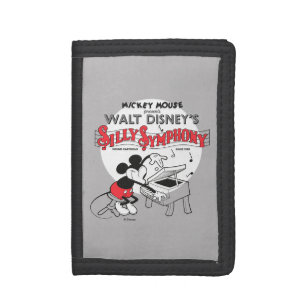 Vintage Mickey Silly Symphony Tri-fold Wallet