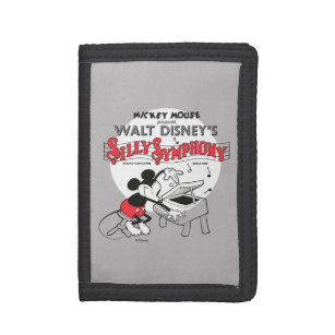 Vintage Mickey Silly Symphony Trifold Wallet