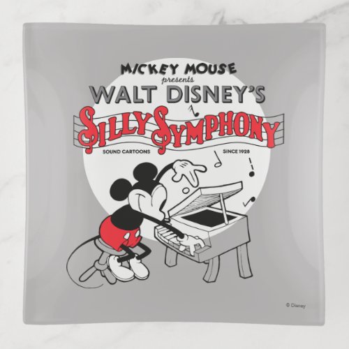 Vintage Mickey Silly Symphony Trinket Tray