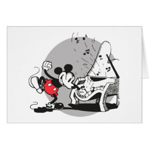 Vintage Mickey WIth Piano
