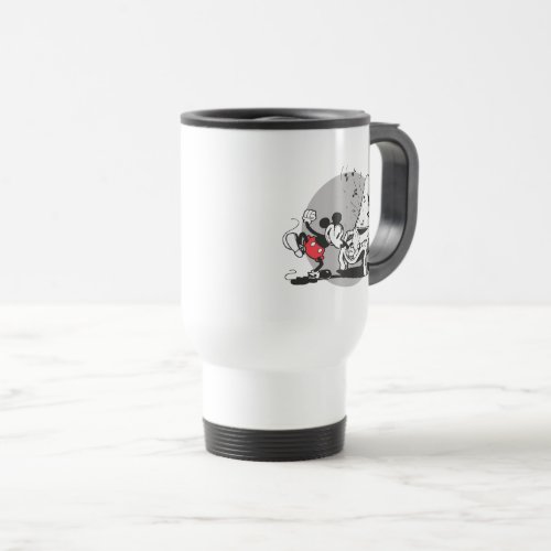 Vintage Mickey WIth Piano Travel Mug