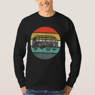 Vintage Micro Bus surf hippie vee dub van T-Shirt
