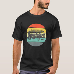 Vintage Micro Bus Surf Hippie Vee Dub Van T-Shirt