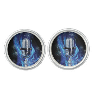 Vintage Microphone Cufflinks