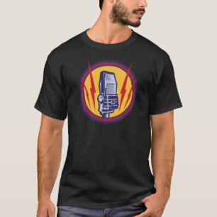 Vintage microphone shirt
