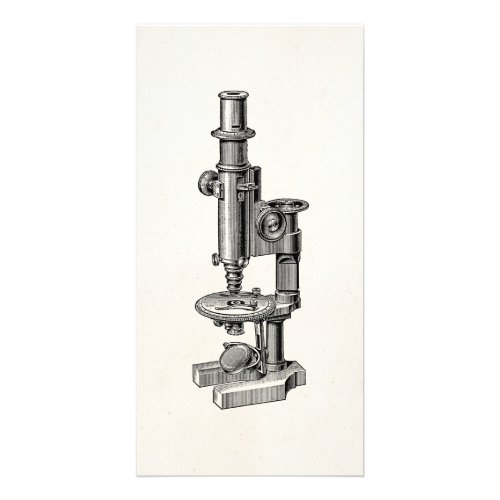 Vintage Microscopes Old Antique Science Microscope Card