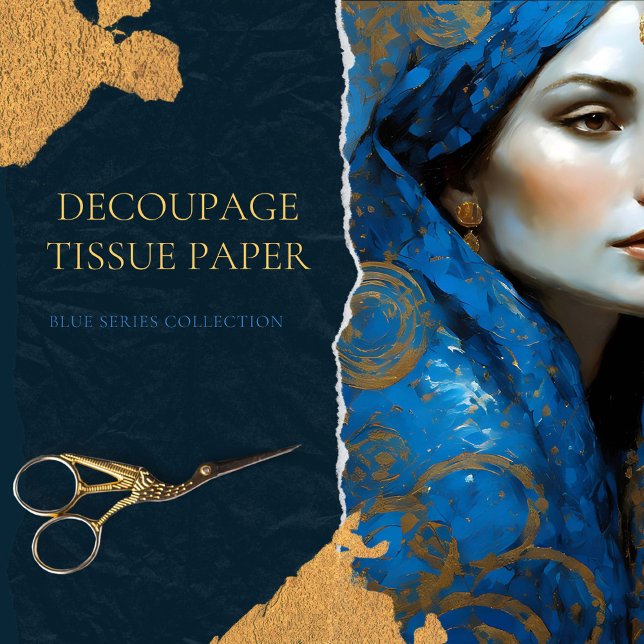 Vintage Middle Eastern Woman Decoupage  Tissue Paper (Creator Uploaded)