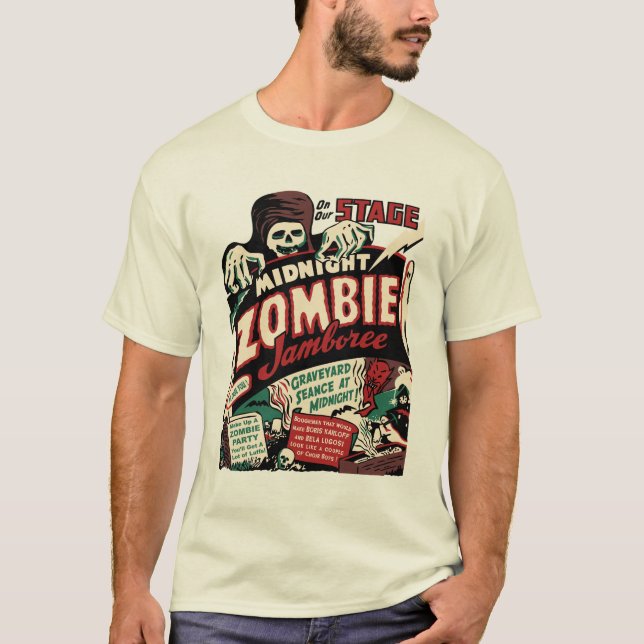 Vintage "Midnight Zombie Jamboree" T-Shirt (Front)